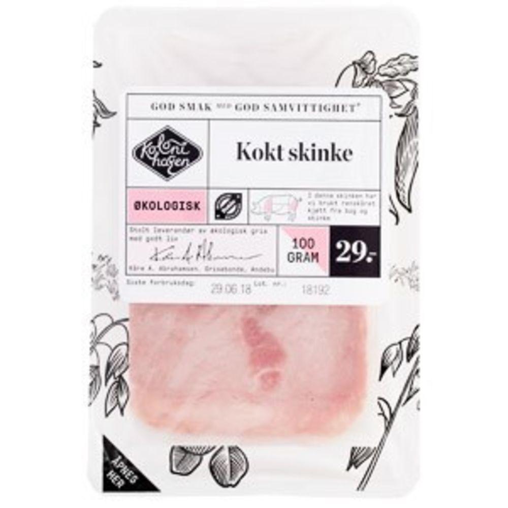 Kokt Skinke Økologisk 100 g