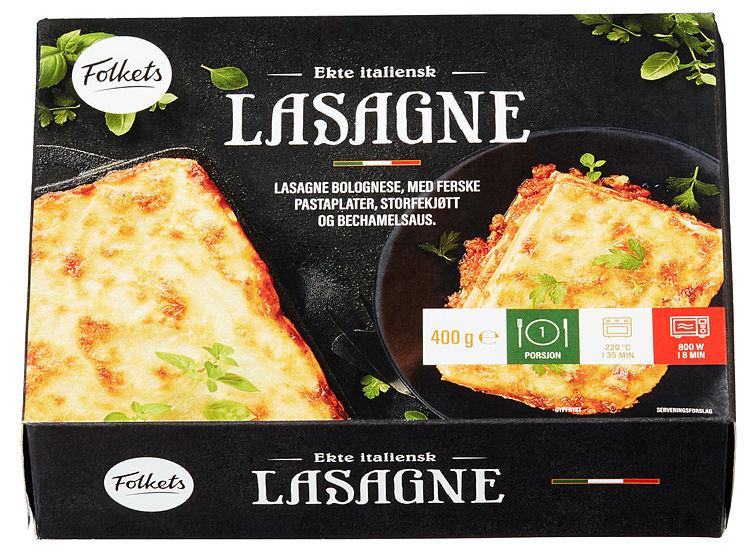 Lasagne 400g Folkets