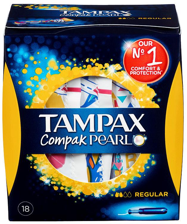Tampax Compak Pearl Regular 18stk