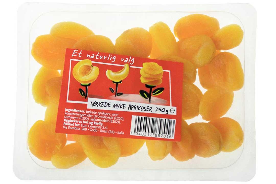 Aprikoser Tørkede Myke 250g
