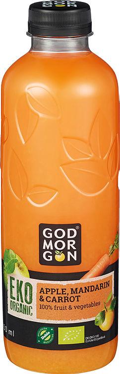 Mand&amp;Gulrotjuice Økologisk 0,85l God Morgon