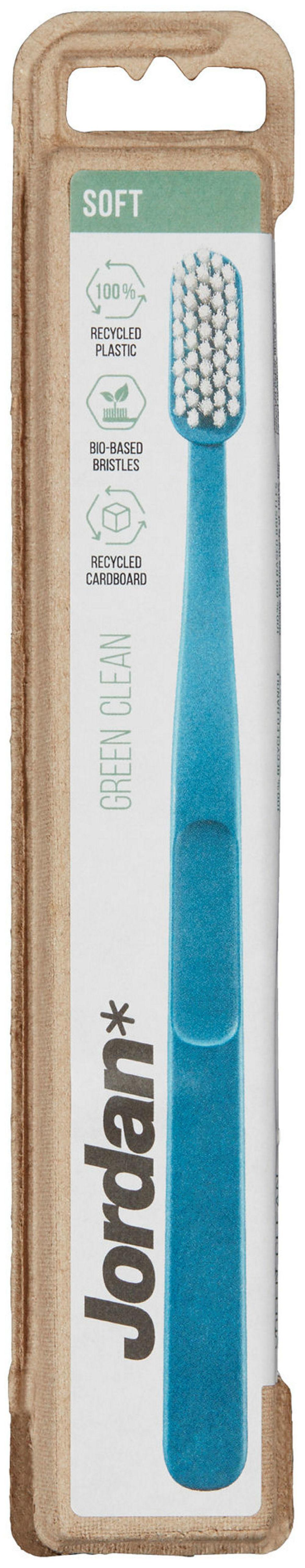 Jordan Tannbørste Green Clean Soft, 1 stk
