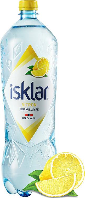 Isklar Sparkling Sitron 1,5l flaske