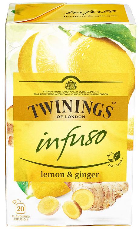Sitron&amp;Ingefær Te 20pos Twinings