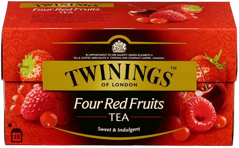 Four Red Fruits Tea 25 poser, 25 stk