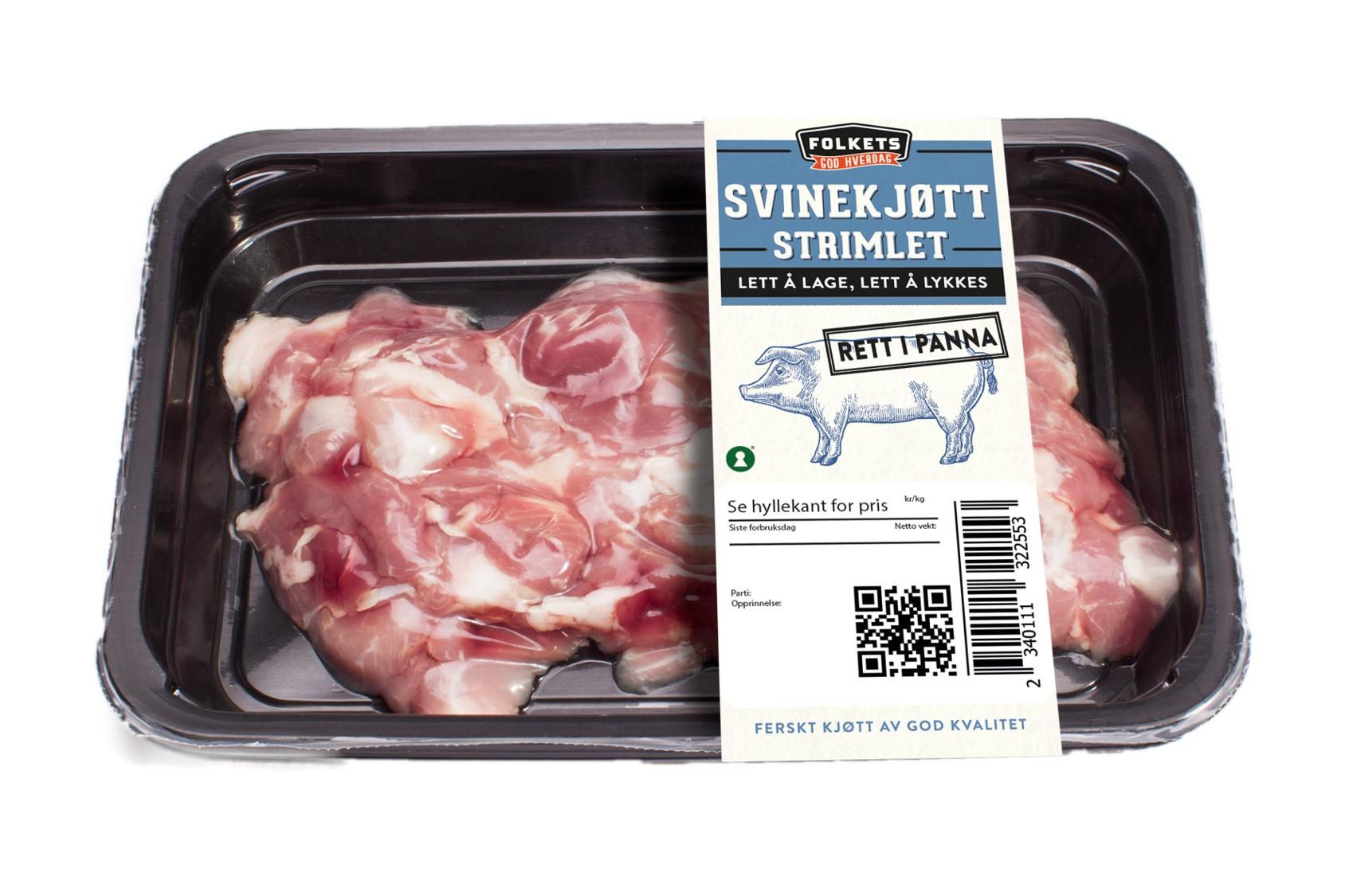 Svinekjøtt Strimlet