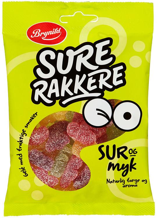 Sure Rakkere Sur&amp;Myk 150g Brynild