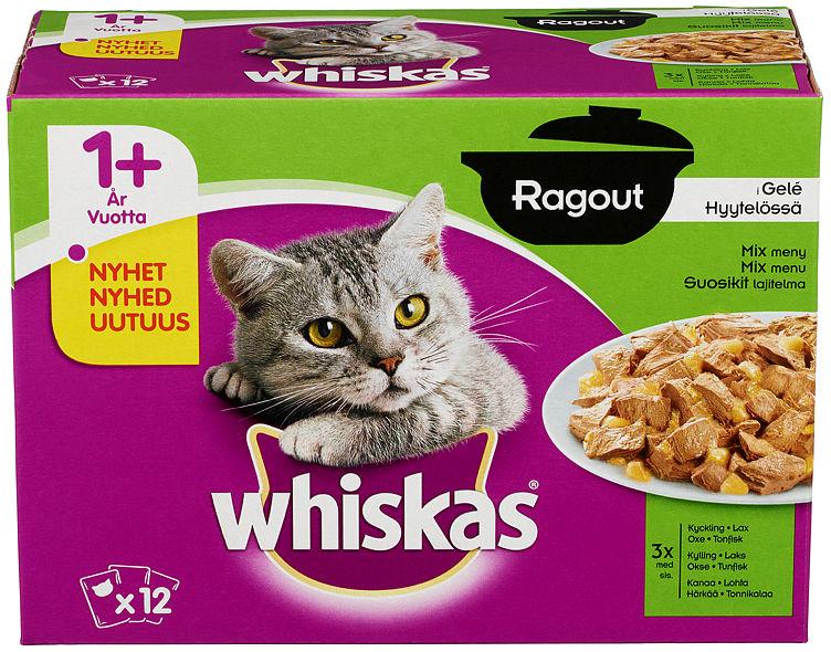 Whiskas Ragout Mixed Menu 12x85g