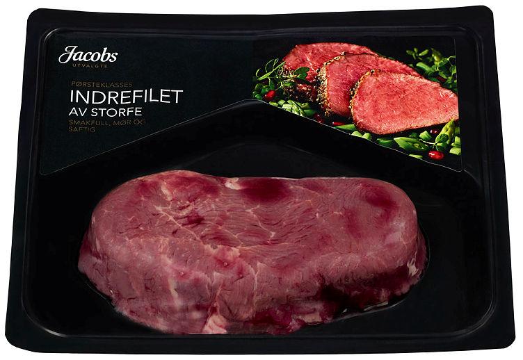 Storfe Indrefilet Ca170g Jacobs Utvalgte