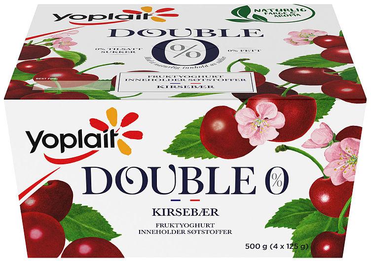 Yoplait Double Kirsbær 4x125g
