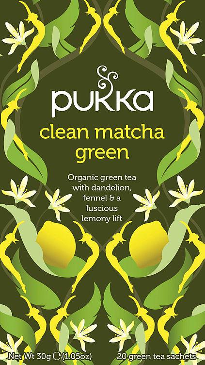 Clean Matcha Green Te Økologisk 20pos Pukka