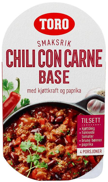 Chili Con Carne Base Smaksrik 102g Toro