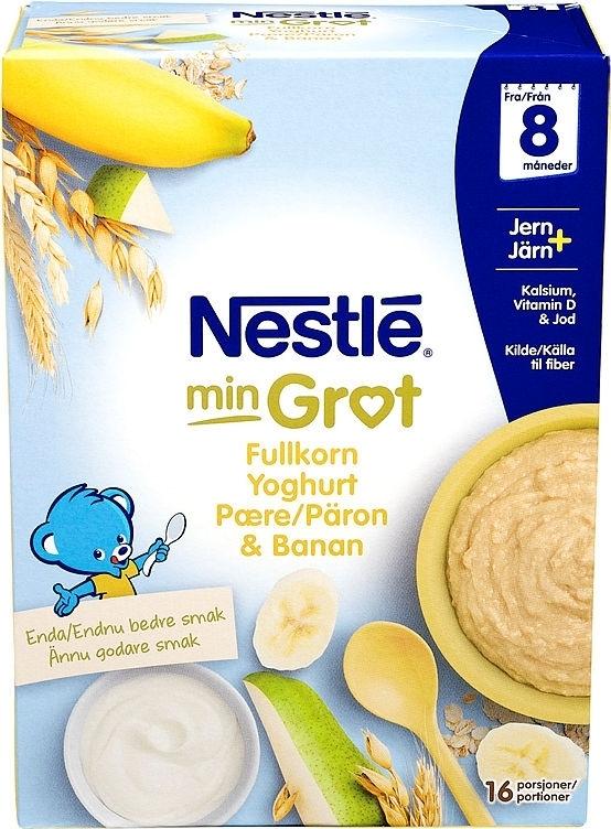 Nestlé Min grøt fullkorn yoghurt pære banan 8 mnd 480 g