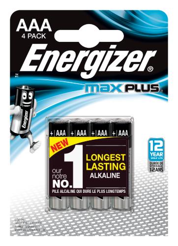 Batterier Aaa Max Plus 4stk Energizer