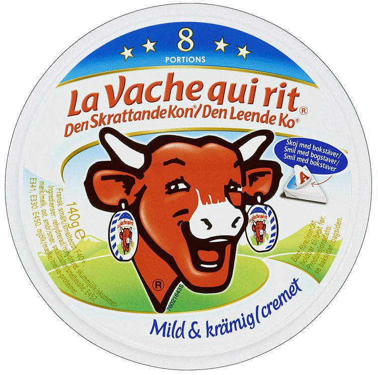 Smøreost Naturell 8x17,5g La Vache Qui Rit