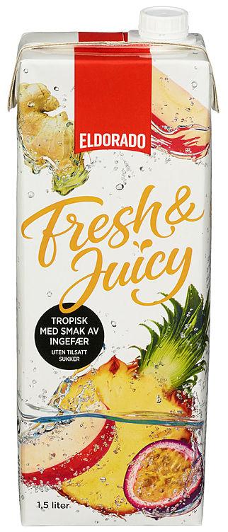 Fresh&amp;Juicy Tropisk m/Ingefær 1,5l Eldorado