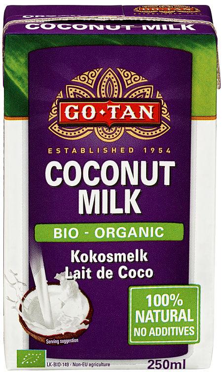 Kokosmelk Økologisk 250ml Go-Tan