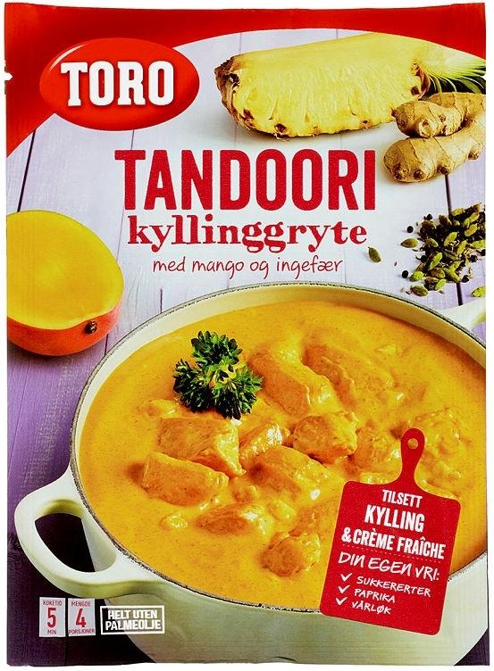 Toro Tandoori Kyllingryte 80 g