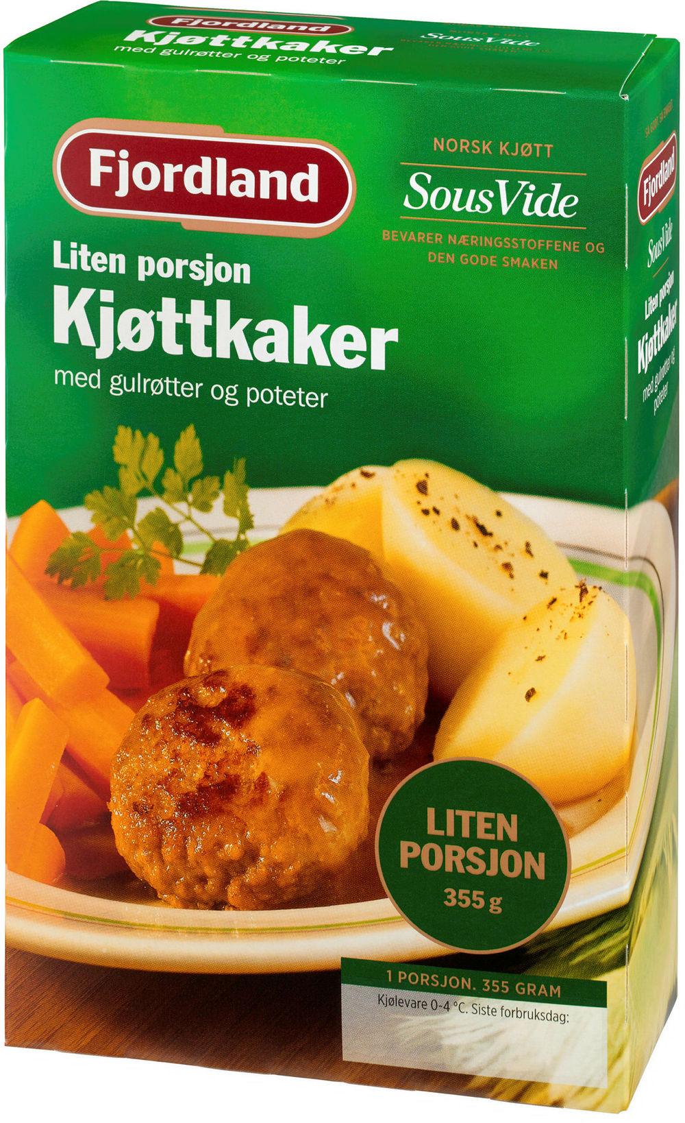 Kjøttkaker med Gulrøtter og Poteter Liten Porsjon, 355 g