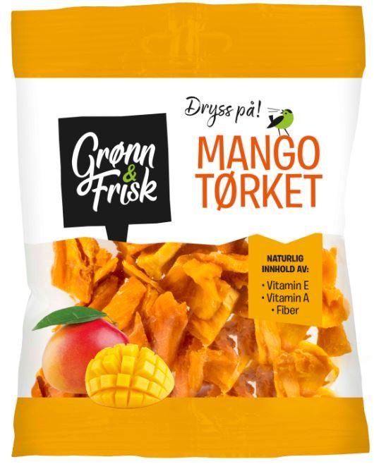 Mango 60g Tørket Grønn&amp;Frisk