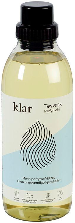 Klar Tøyvask Parfymefri 750ml