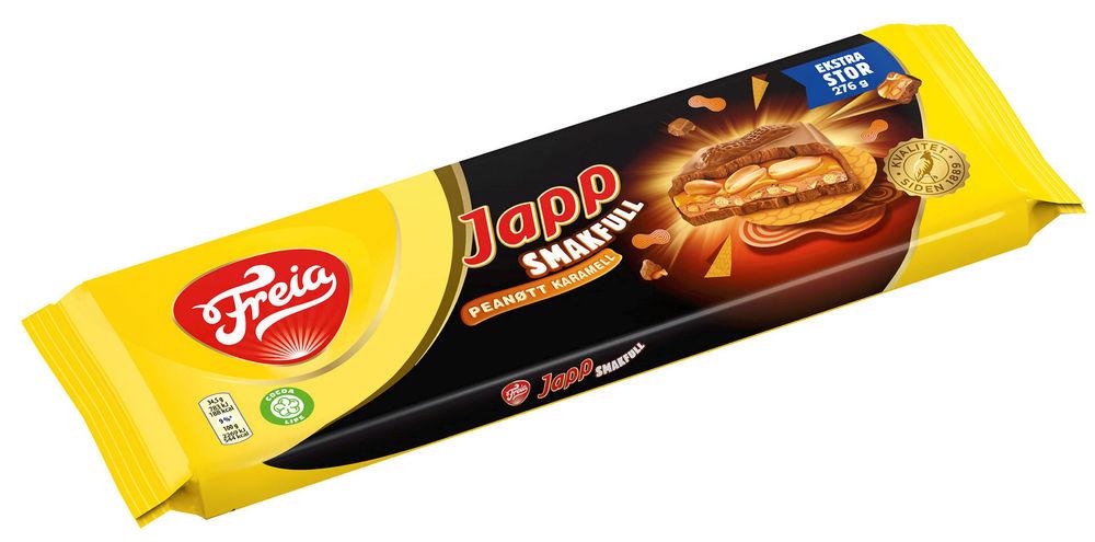 Japp Smakfull Peanøtt og Karamell 276 g