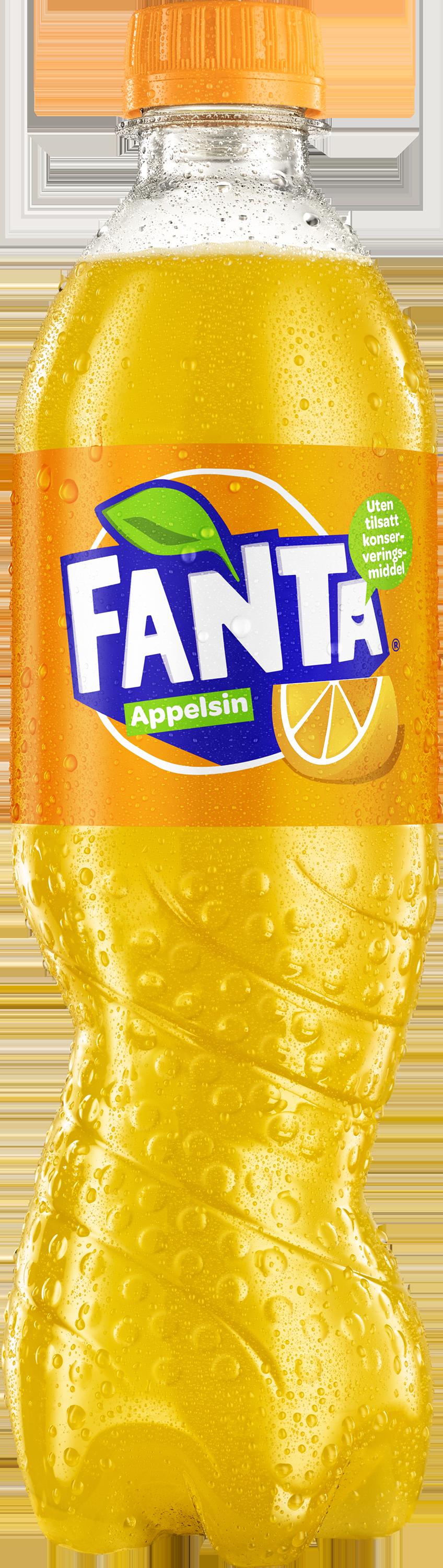 Fanta Appelsin 0,5l flaske