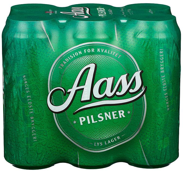 Aass Pilsner 0,5lx6 boks