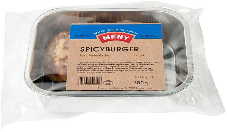 Spicyburger 2x140g Meny