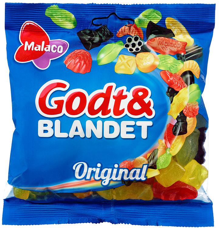 Godt&amp;Blandet Original 220g Malaco