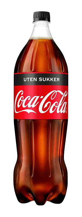 Coca-Cola u/Sukker 1,75l flaske