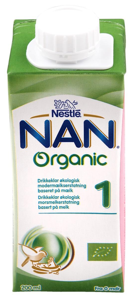 Nestlé Økologisk NAN 1 Drikkeklar, 200 ml