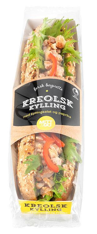 Baguette Kreolsk Kyllingsalat 200g Mg