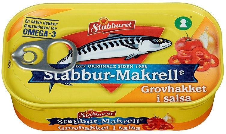 Stabbur-Makrell Hakket i salsa 110 g