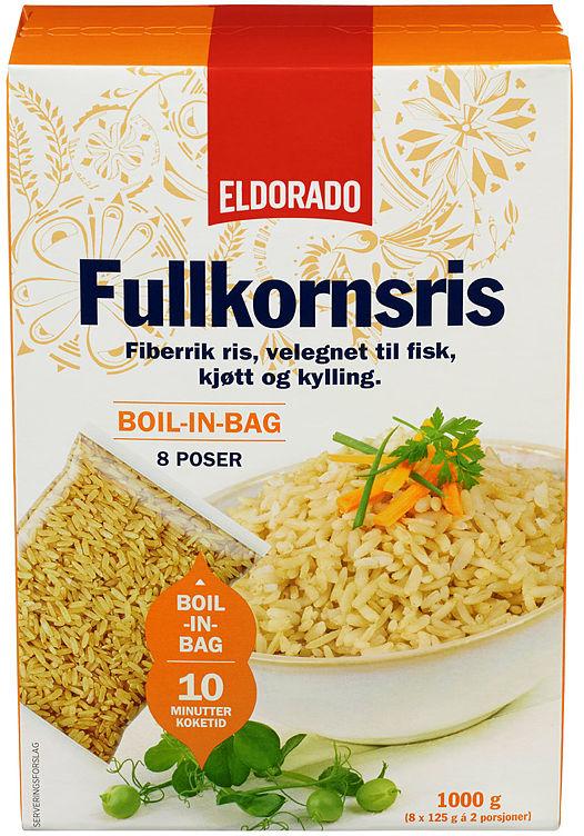 Fullkornris Boil In Bag 1kg Eldorado