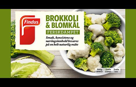 Findus Brokkoli- og Blomkålblanding 500 g