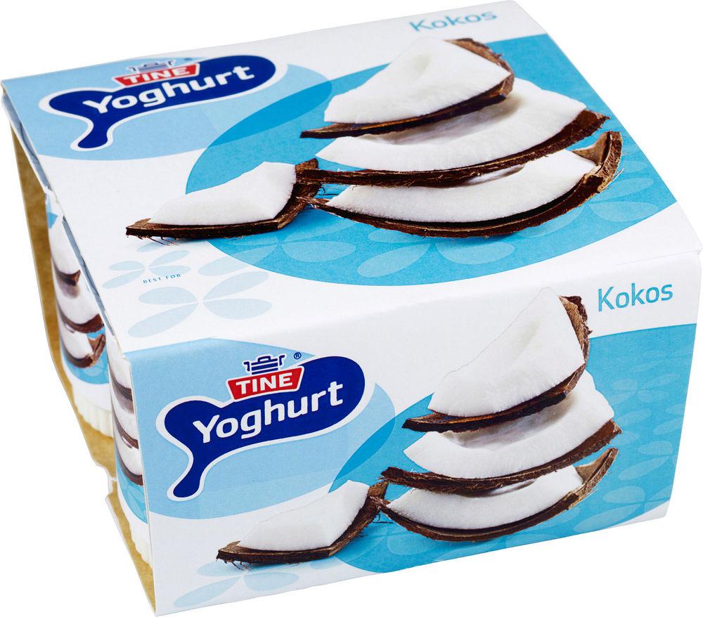 Yoghurt Kokos 4x150g, 600 g
