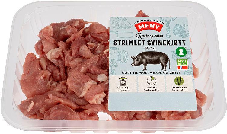 Svinekjøtt Strimlet 350g