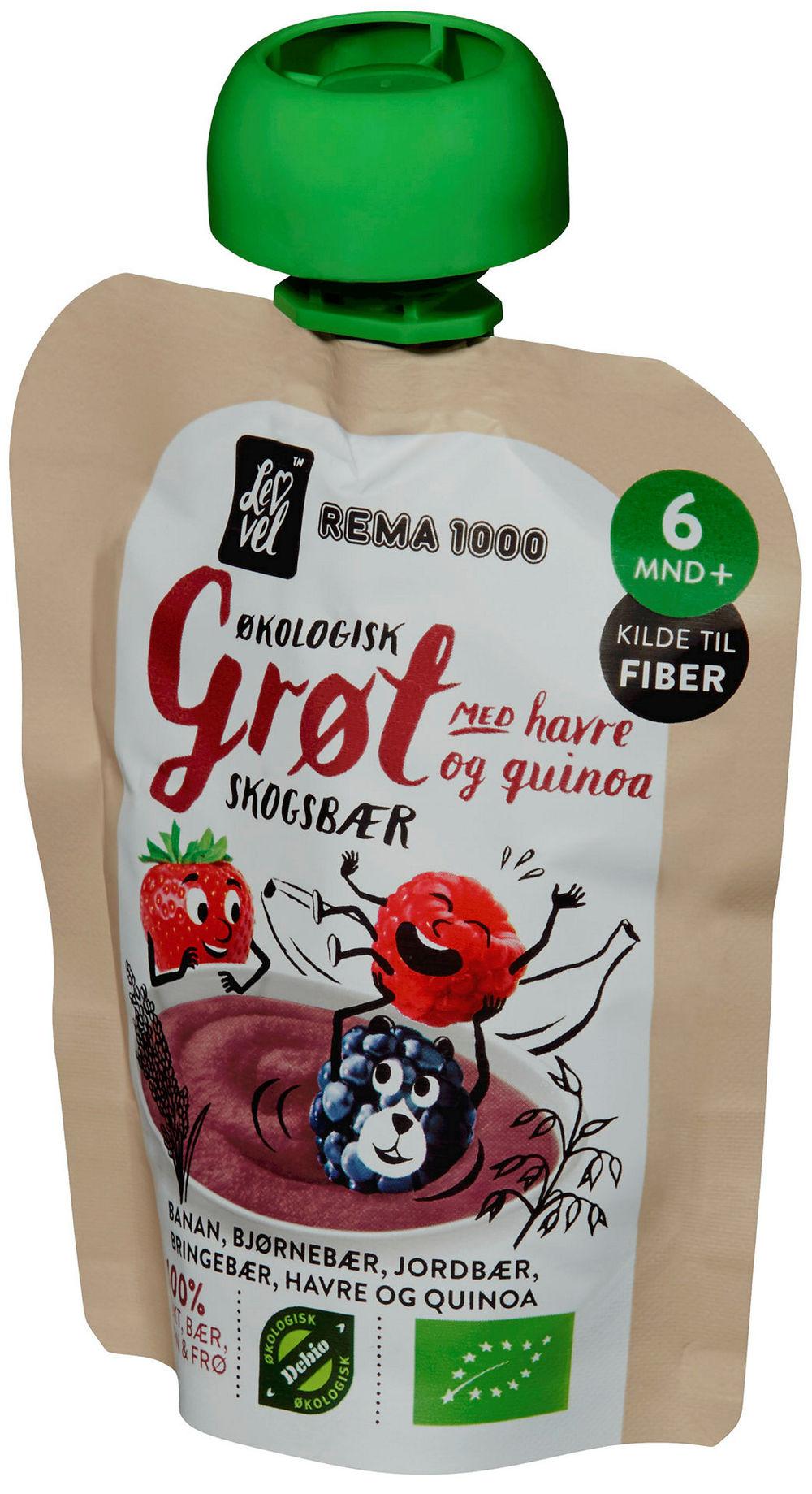 Lev Vel Grøt Skogsbær & Quinoa Fra 6 mnd, 90 g
