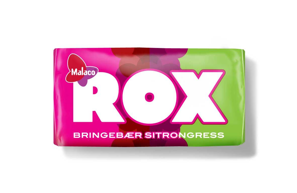 Rox Karamell Bringebær/Sitron 2bit 14,5g