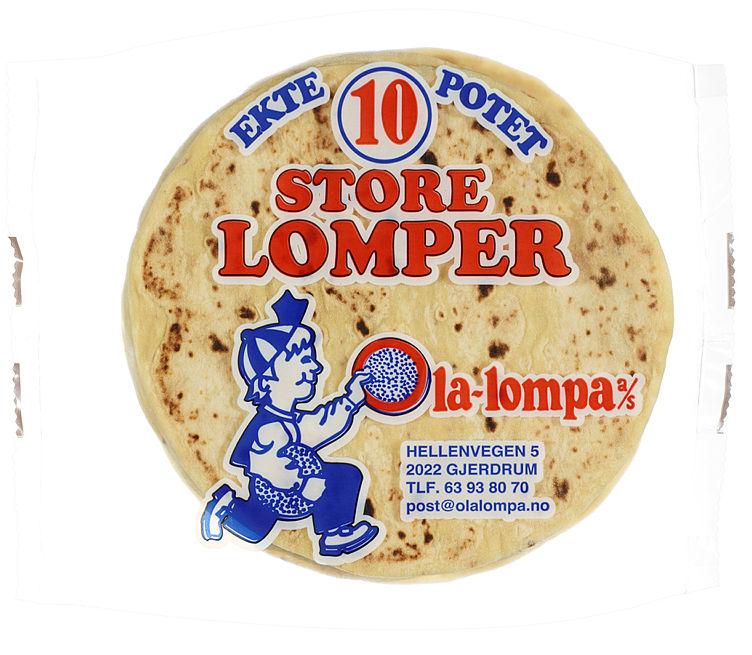 Lomper Store 10stk 280g Ola-Lompa