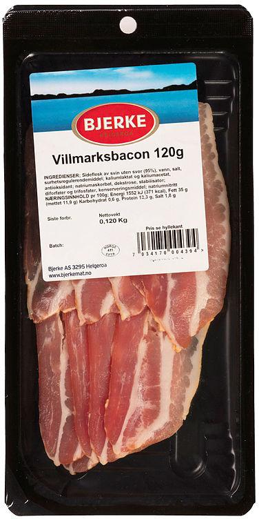 Villmarksbacon 120g Bjerke