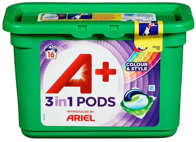Ariel Color 3-I-1 Pods 16stk