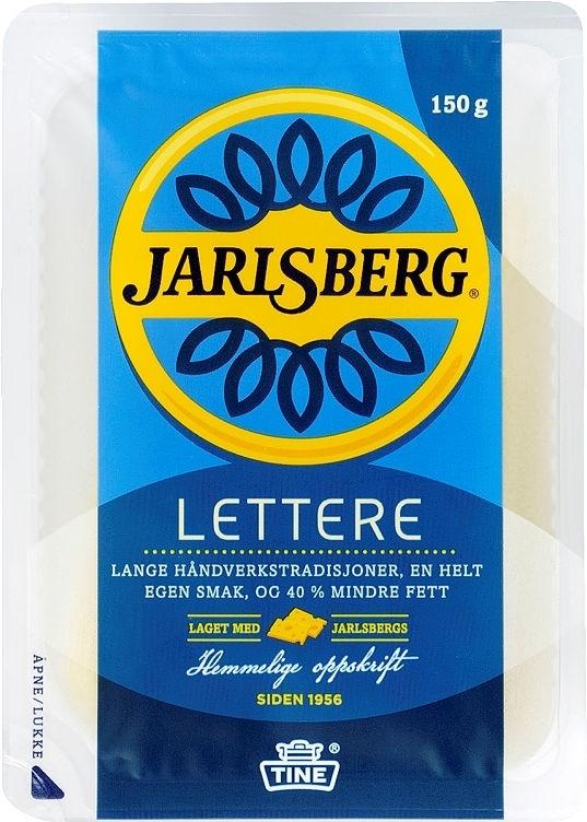 Tine Jarlsberg Lettere 150 g