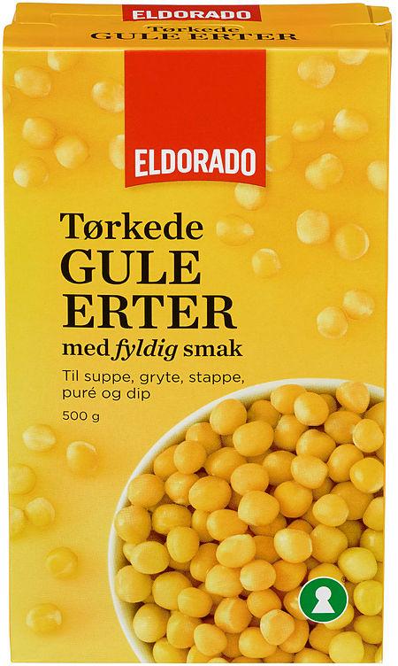 Erter Gule Tørrede 500g Eldorado