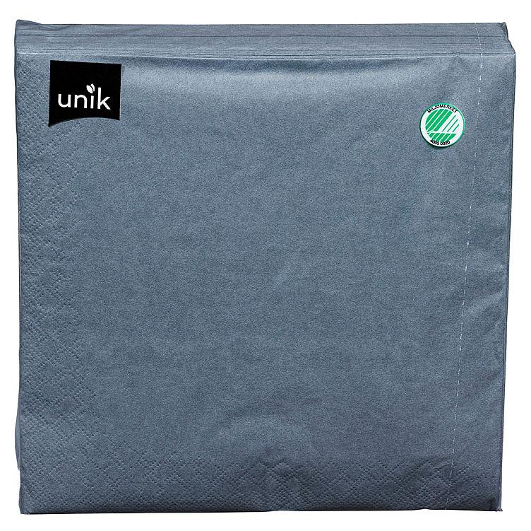 Serviett Grå 50stk Unik