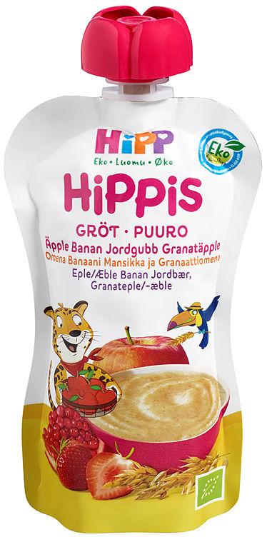 Grøt Smoothie Ep/Ban/Jorb/Gran 6m 100g Hippis