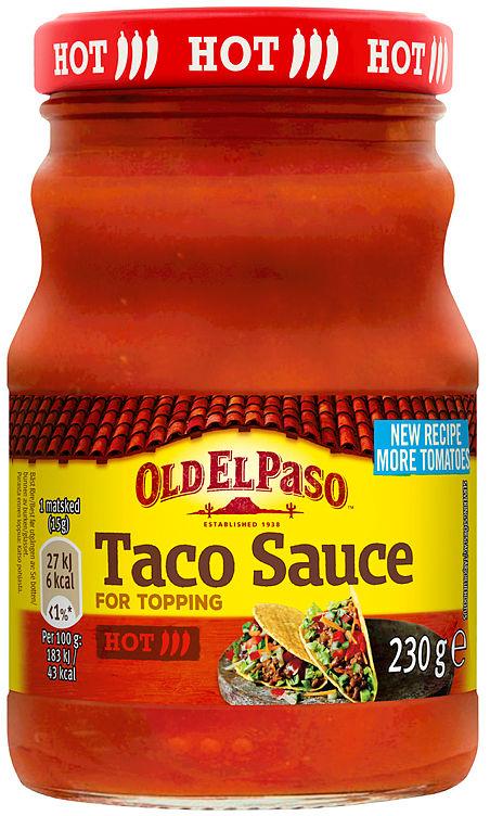 Taco Sauce Hot 230g Old El Paso