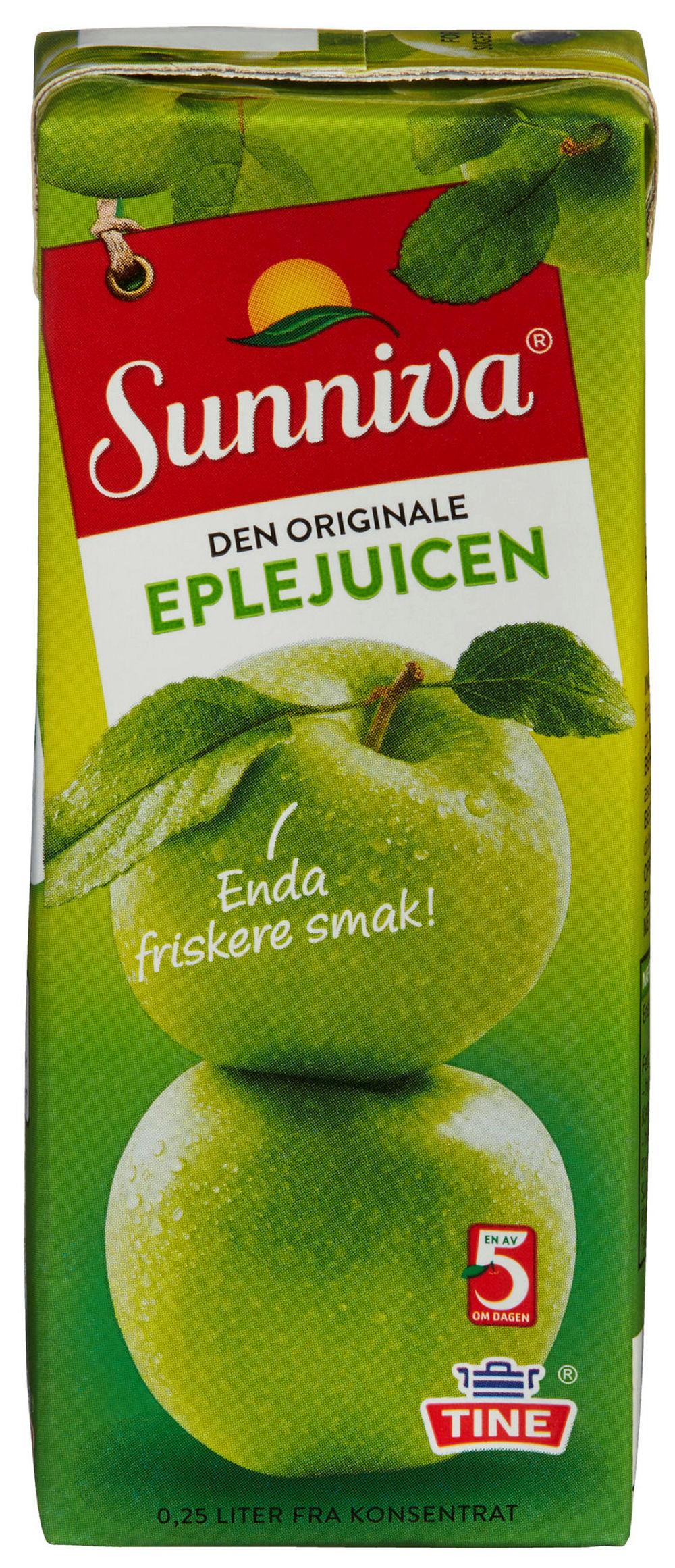 Sunniva Original Eplejuice 250 ml