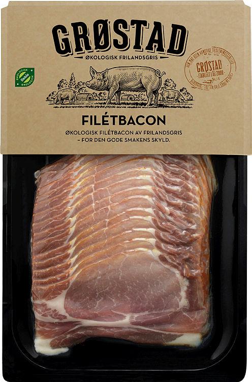 Bacon Filet Røkt Økologisk Ca200g Grøstad